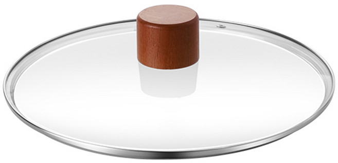 바겐슈타이거 더 바움 넘침방지 유리뚜껑, 16cm, 1개