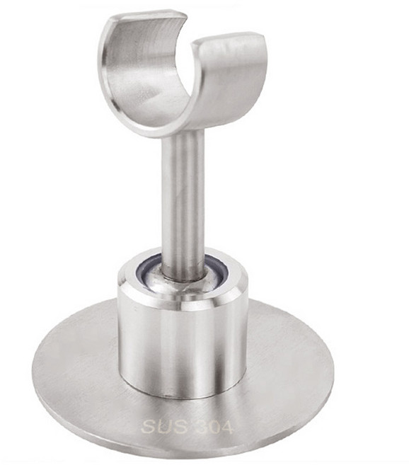 모나코올리브 메틸라인 롤링 스텐 샤워기홀더, 실버