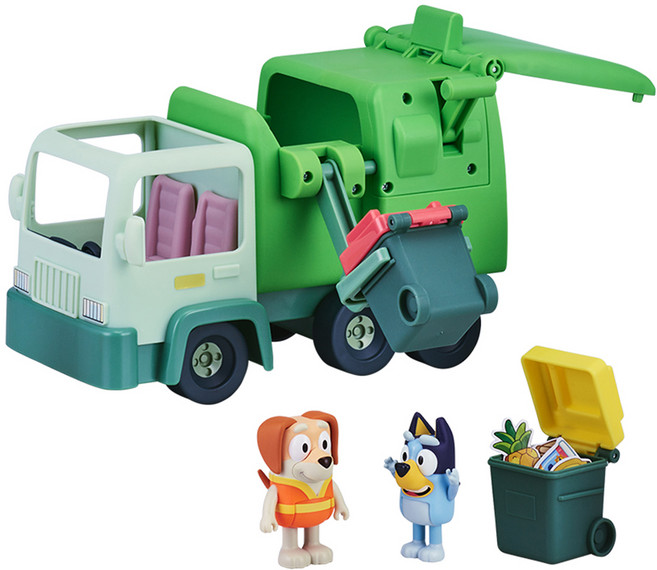 블루이 청소 트럭 완구, 혼합색상, 1개