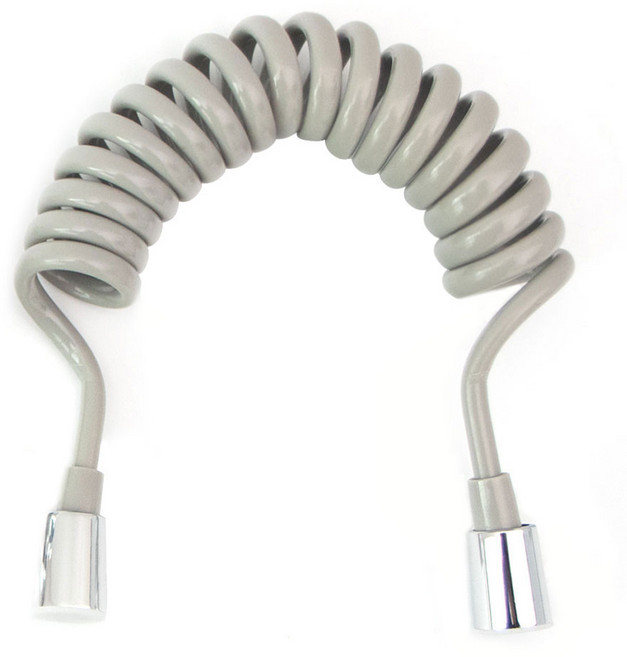 네이처안 욕실 청소건 스프링 코일호스 2m, 1개, 실버