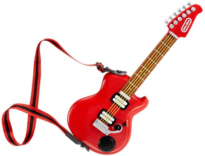 리틀타익스 마이 리얼 잼 일렉트릭 기타 완구, 혼합색상, 1개