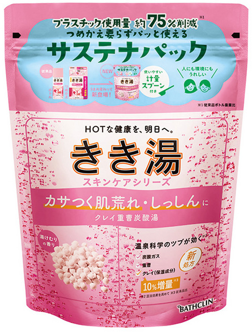 바스크린 키키유 클레이 탄산입욕제 온천향, 360g, 1개