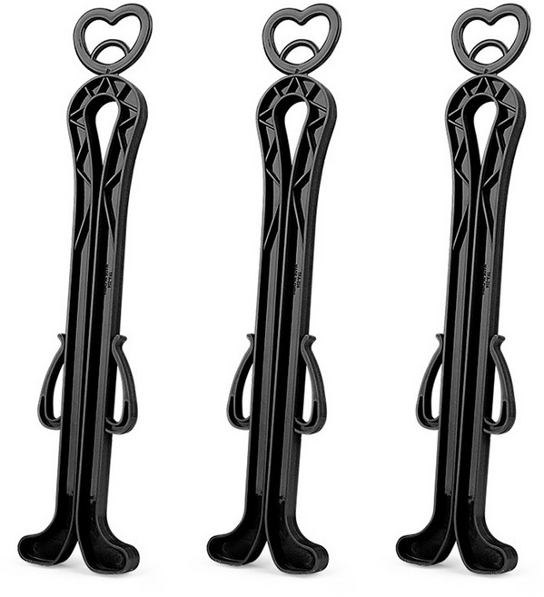 아티홈 주름방지 내부지지 하이 부츠키퍼, 블랙, 3개