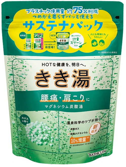 바스크린 키키유 마그네슘 탄산입욕제 카보스향, 360g, 1개 - 쿠팡