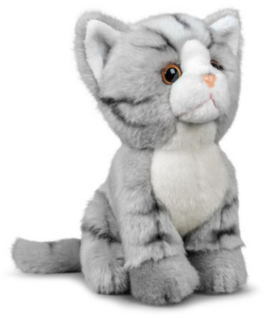 애너미고스 영국에서 온 귀여운 동물인형, 19cm, 그레이태비고양이, 1개