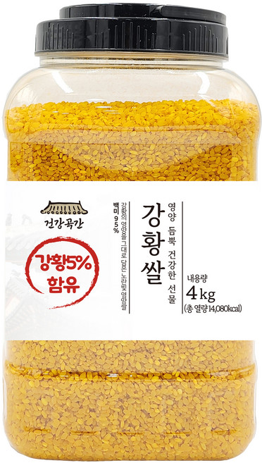 건강곡간 5% 강황쌀, 1개, 4kg
