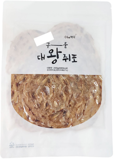 더먹다 자연오감 구운 대왕쥐포, 200g, 1개