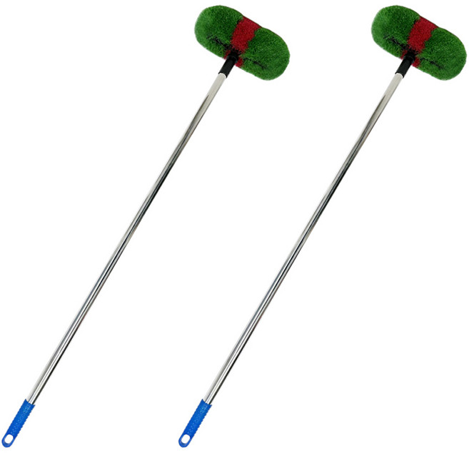 월드크린 분리형 스텐봉 수세미 차걸레 기타세차도구, 2개