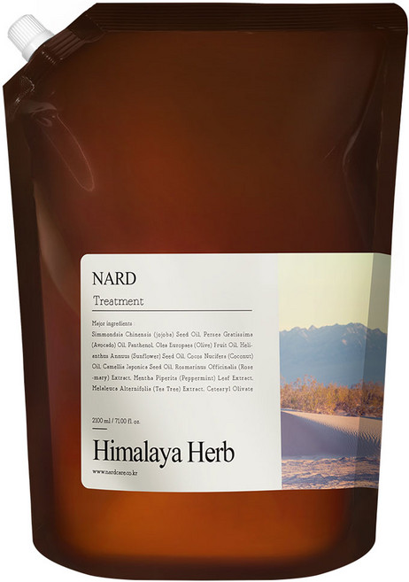 나드 리페어링 퍼퓸드 트리트먼트 프레쉬라벤더향 리필, 2.1L, 1개