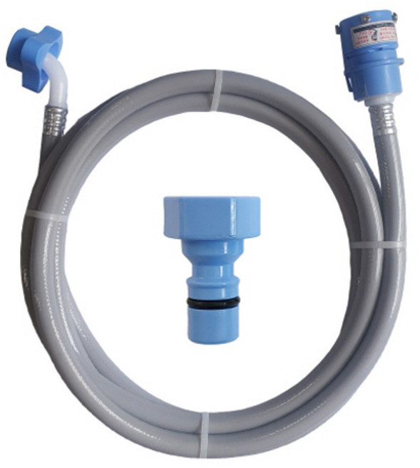 삼성전용 세탁기 원터치 급수호스 5m, 블루, 1개