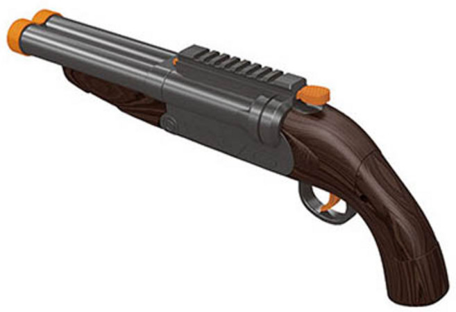 아동용 리얼샷 탄피배출 더블배럴 소드오프 장난감총, 혼합색상, 1개