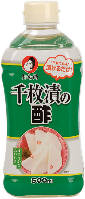 오타후쿠 센마이즈케노스 무 절임용 식초 소스, 1개, 500ml