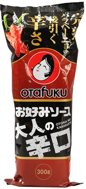 오타후쿠 오코노미 소스 매운맛, 1개, 300g