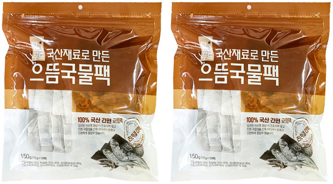 다시팩 으뜸 국물팩 10p, 150g, 2개