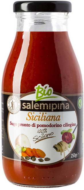 살레미피나 유기농 시칠리아나 파스타 소스, 250g, 1개