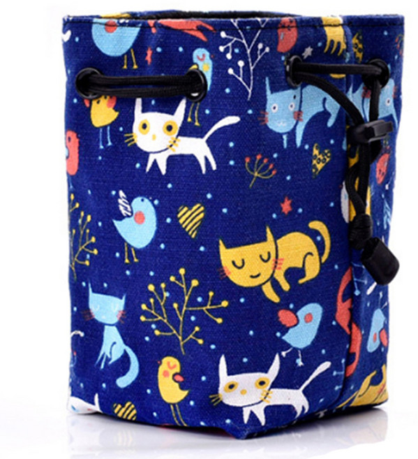 알로데 다채로운 렌즈 파우치형 카메라 가방 대, 04 블루캣, 1개