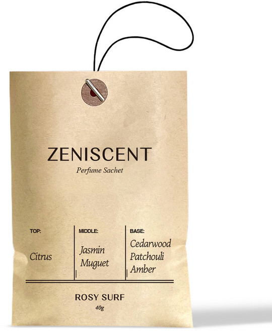 제니센트 퍼퓸 사쉐 본품, 40g, 1개, 로지 서프