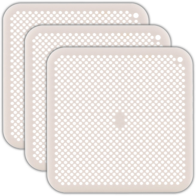 플라이토 실리콘 배수구 덮개 3p, 아이보리