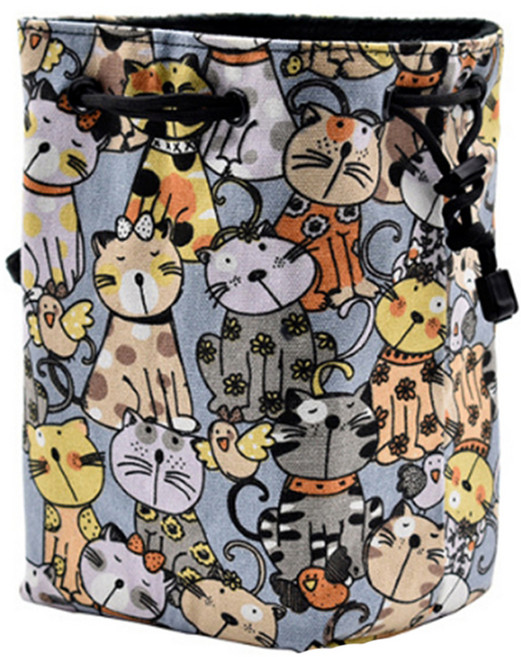 알로데 다채로운 렌즈 파우치형 카메라 가방 소, 09 캣마스터, 1개