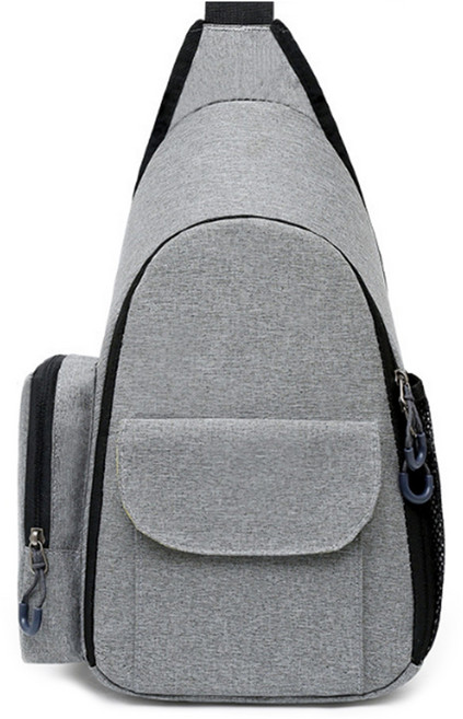 알로데 트라이앵글 백 크로스 카메라 가방 대, B01 그레이, 1개