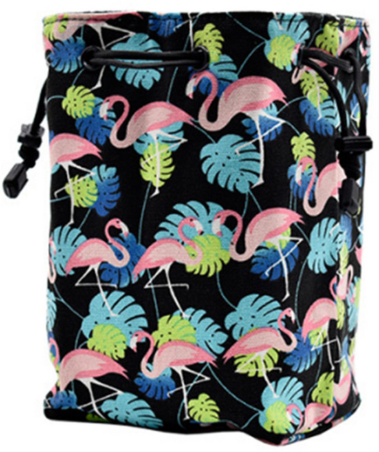 알로데 다채로운 렌즈 파우치형 카메라 가방 소, 08 플라밍고, 1개