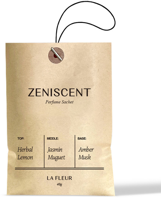 제니센트 퍼퓸 사쉐 본품, 40g, 1개, 라 플레르