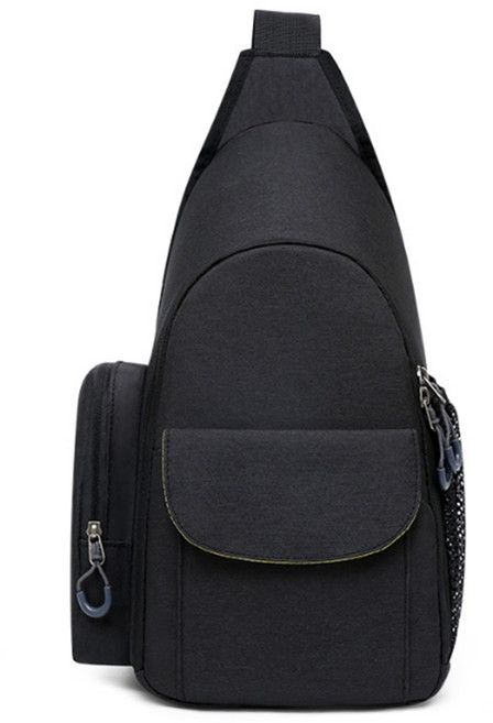 알로데 트라이앵글 백 크로스 카메라 가방 소, A02 블랙, 1개