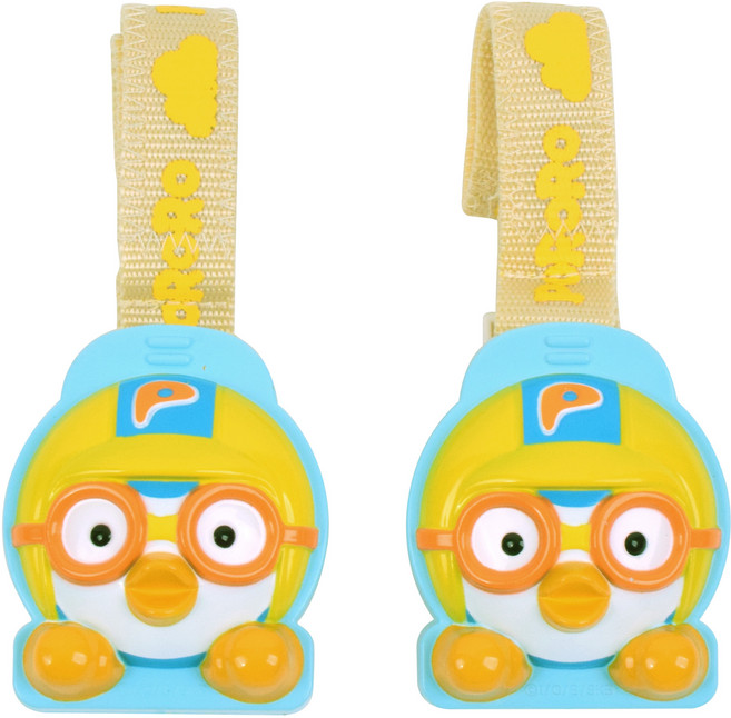 릴팡 뽀로로 단단한 길이조절 담요클립 2p, 혼합색상