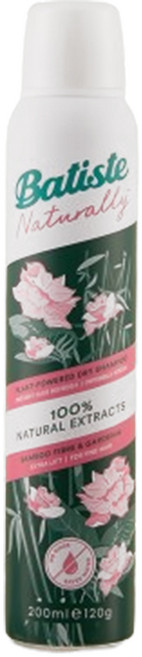 바티스트 드라이샴푸 네추럴리 뱀부 파이버＆가드니아, 1개, 200ml