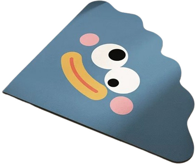 피어니스트 논슬립 규조토 욕실 발매트, 스카이, 1개