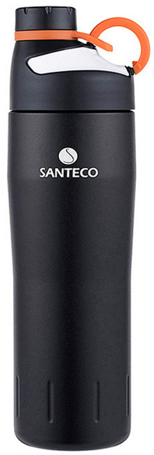 산테코 아우럴 보온보냉병, 카본블랙, 590ml, 1개