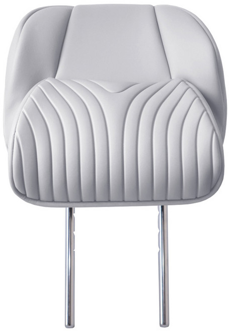 에제스 더 뉴 투싼 전용 윙아웃 버킷 헤드레스트 차량용 목쿠션, 라이트그레이, 1개