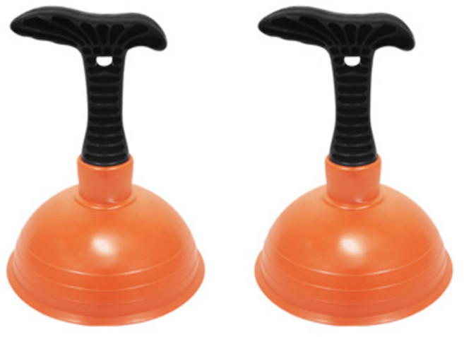 월드크린 미니 파워 뚫어뻥 2p, 오렌지