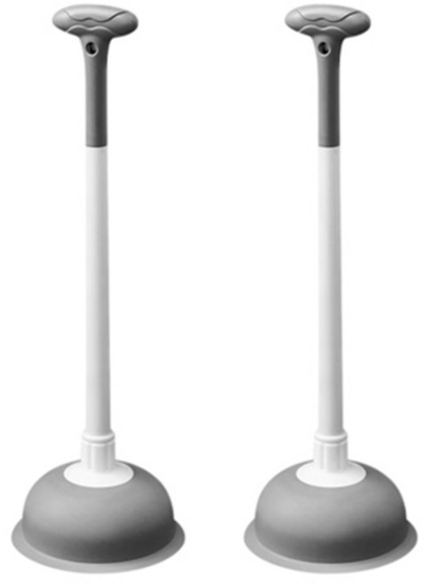 월드크린 심플 뚫어뻥 2p, 그레이