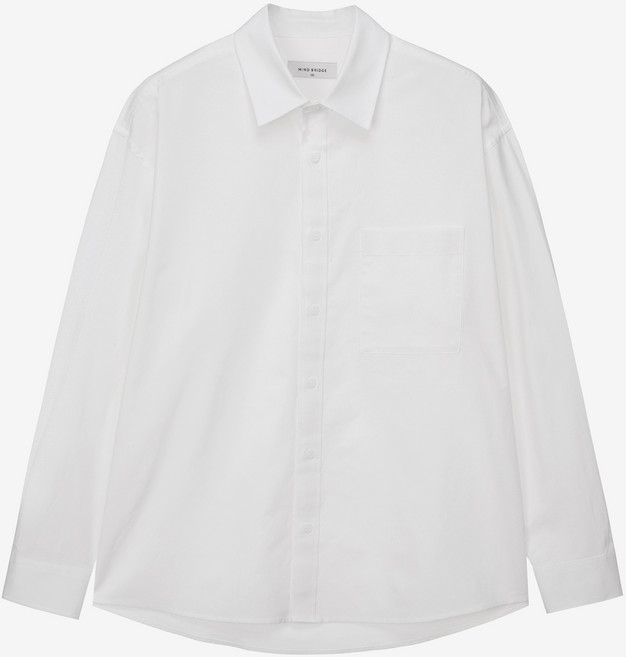 마인드브릿지 남성용 옥스포드 오버핏 면 셔츠 MYWS01A1