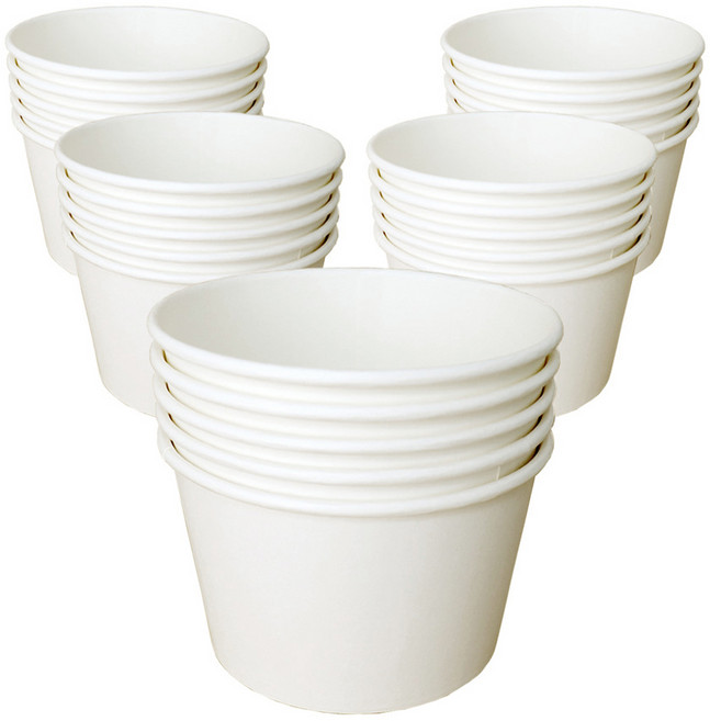 블룸엣홈 전자레인지용 종이용기 850ml, 25개입, 1개