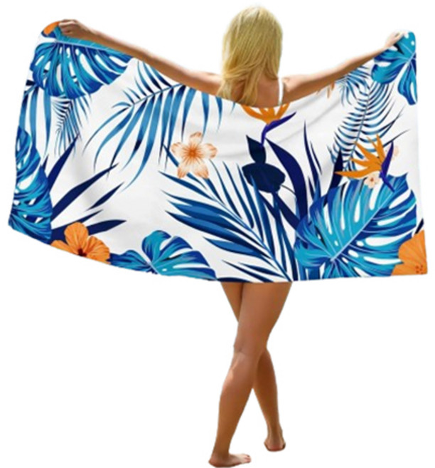 언헤브 네이쳐 비치 타월 80 x 160 cm, 01 네이쳐, 1개