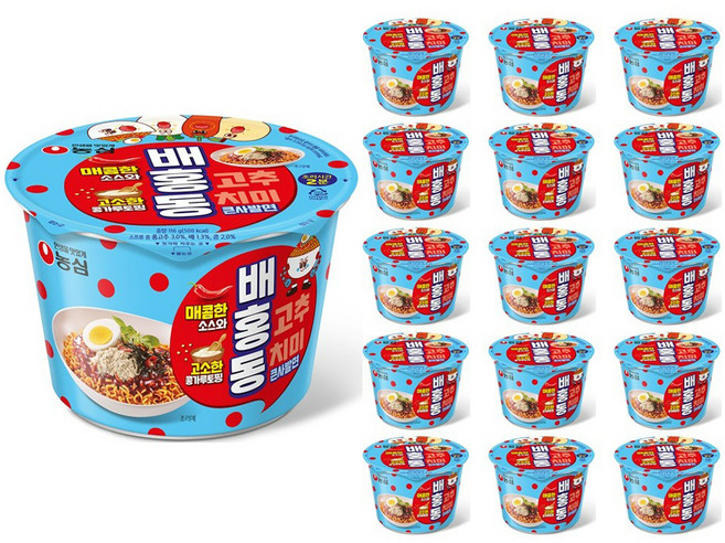 배홍동 큰사발면 116g, 16개