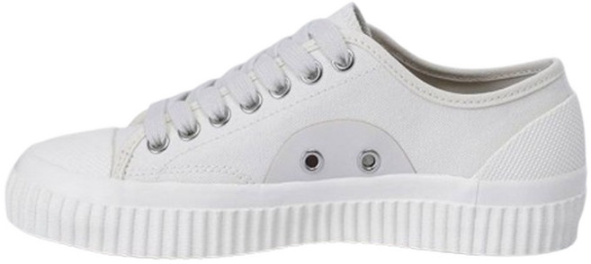 프레드페리 남녀공용 휴즈 로우 캔버스 면 스니커즈 SFPU242C365-V75