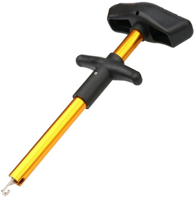 실버캐스트 낚시 바늘빼기 훅리무버, 골드, 1개