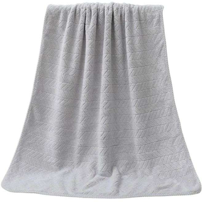 소니오 해피 홈 소프트 목욕 바스타월 70 x 140 cm, 04 그레이, 1개 - 쿠팡