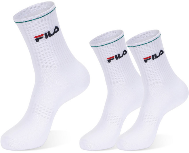 휠라 원 라인 미드 삭스 3족 세트