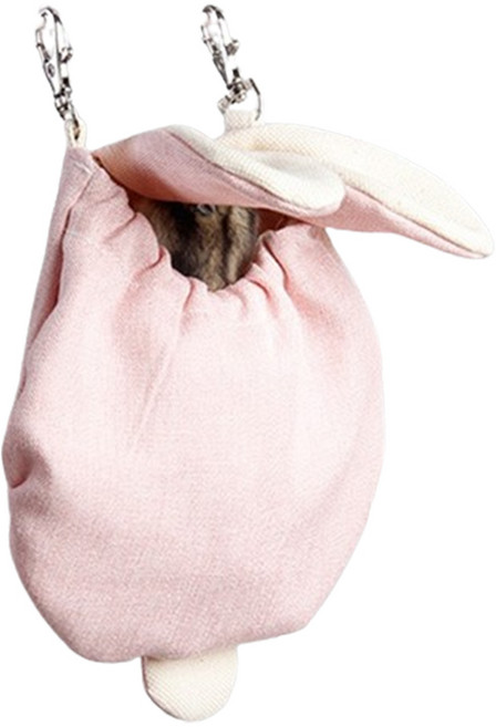 요런개 레빗 소동물 포켓 해먹 S, 핑크, 1개