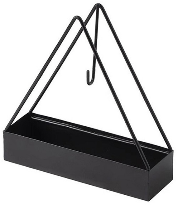 어반러쉬 캠핑 삼각 모기향 거치대, 블랙, 1단, 1개