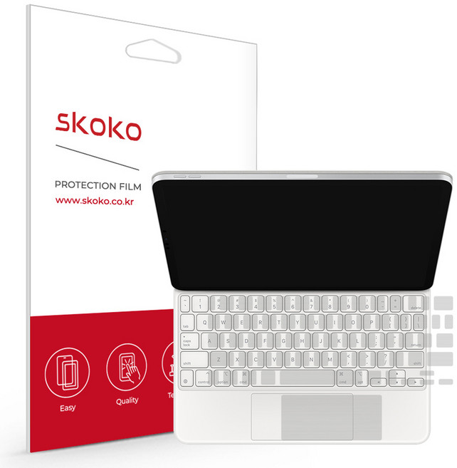 스코코 M2 매직키보드 키보드 터치패드 보호필름 세트, 혼합색상