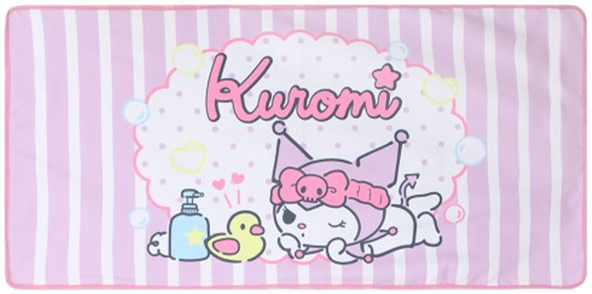 PremierFam 酷洛米泡泡大浴巾, 1個, 紫色, 1入