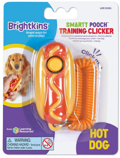 브라이트킨즈 강아지 클리커 훈련용품, 핫도그, 1개