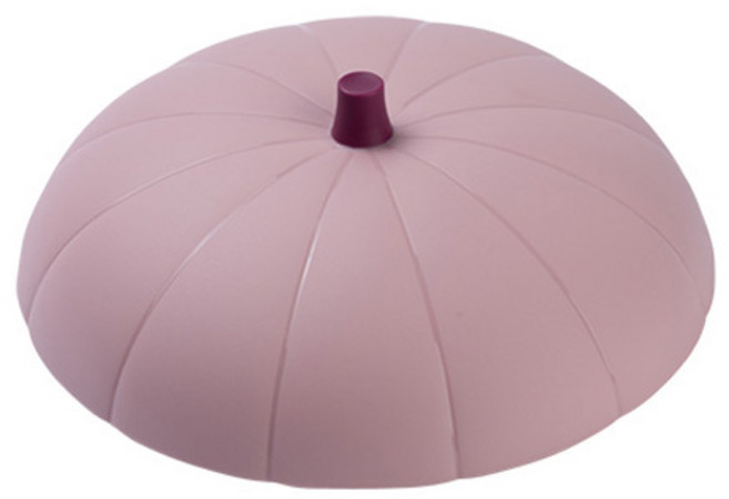 마미스테이블 국산 전자레인지 오븐 전용 식품실리콘 호박뚜껑, 베이비핑크, 1개