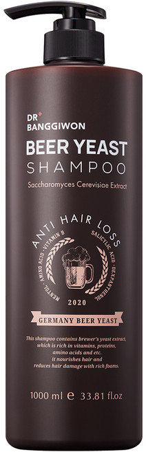 닥터방기원 맥주 효모 탈모증상 완화 샴푸, 1L, 1개