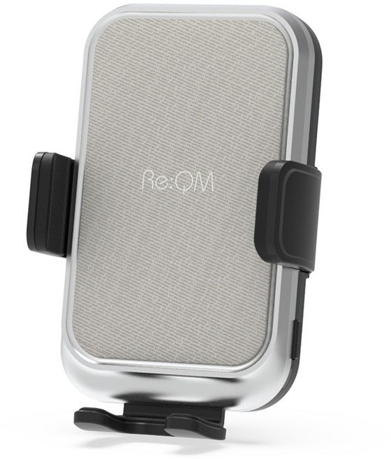 리큐엠 차량용 패브릭 고속 무선 충전 거치대 충전기 15W, 1개, 혼합색상, CW500